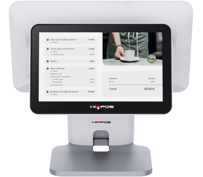 Pantalla cliente HIOPOS SUN 2